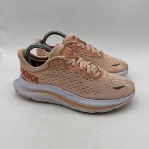 Hoka One One Womens 6‎ B Kawana Peach Parfait Shell Coral Mesh Athletic Shoes